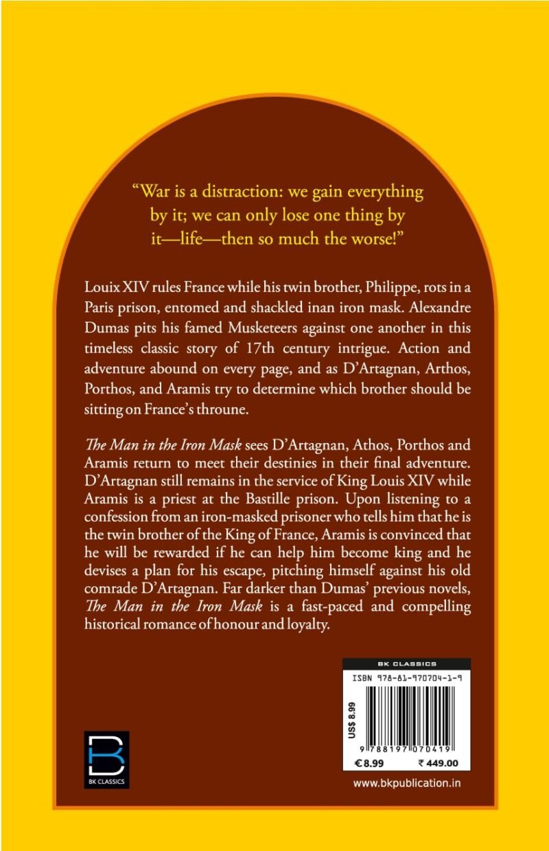 The Man in the Iron Mask (B K Classics) - Image 4